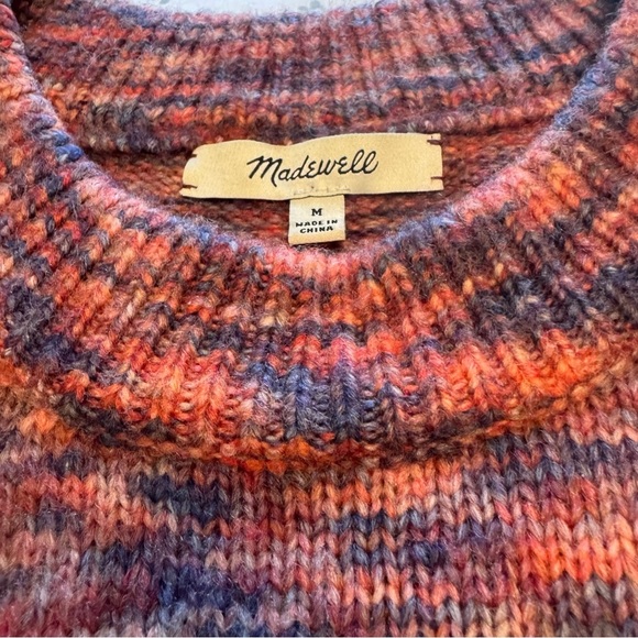 Madewell Space-Dyed Birchmont Crew Neck Medium Sweater - Picture 8 of 10